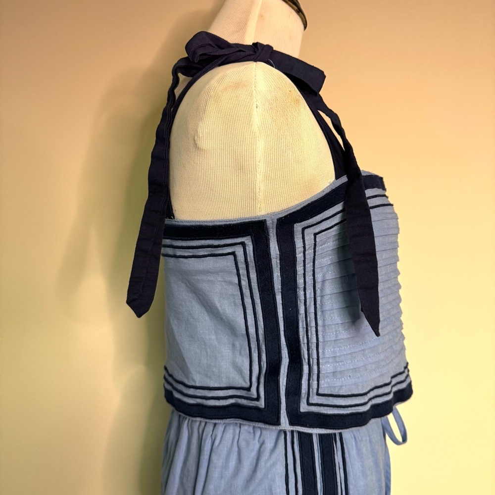 Pant Store Blue Sleeveless shirt and pant set - Picture 6 of 11